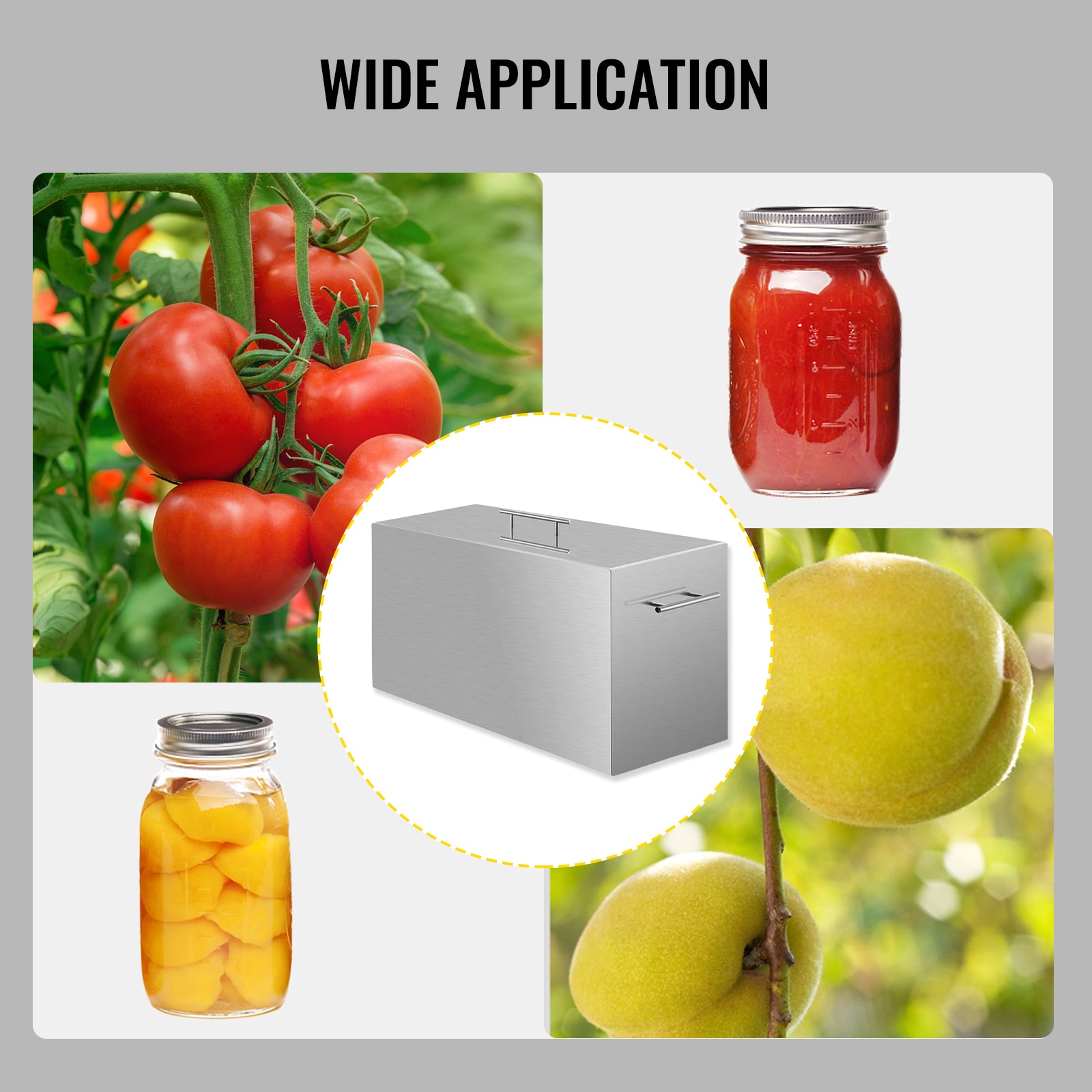 Water Bath Canner Stainless Steel Pot For Canning With 2 Racks_voghion.com